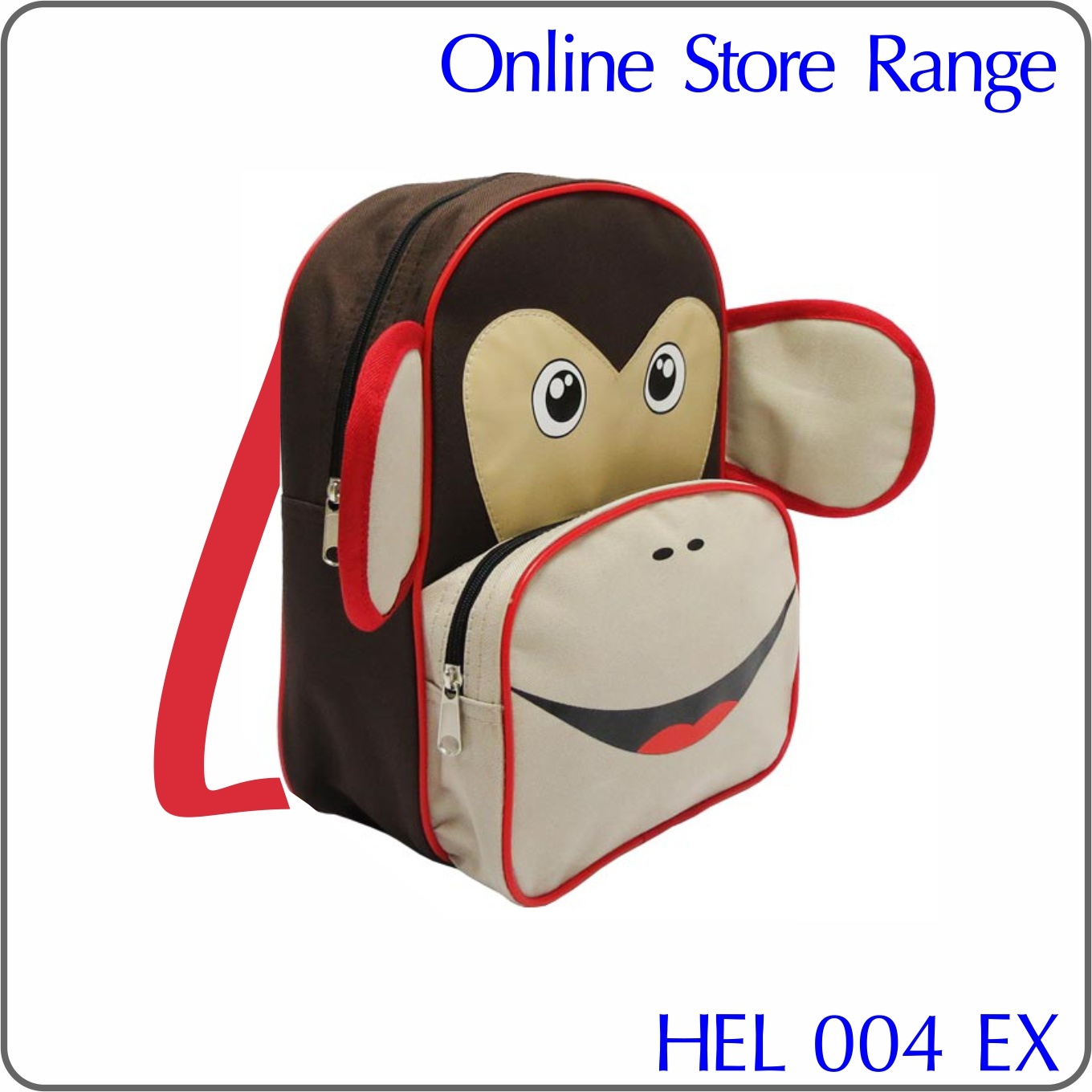 Animal Backpack - Monkey - Global Bag and Sportswear Manufacturers, Est ...