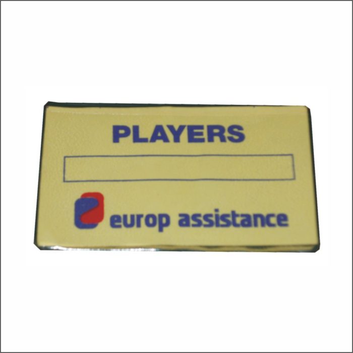 Name Tag With Pin