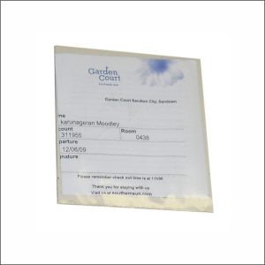 Clear Adhesive Sleeve